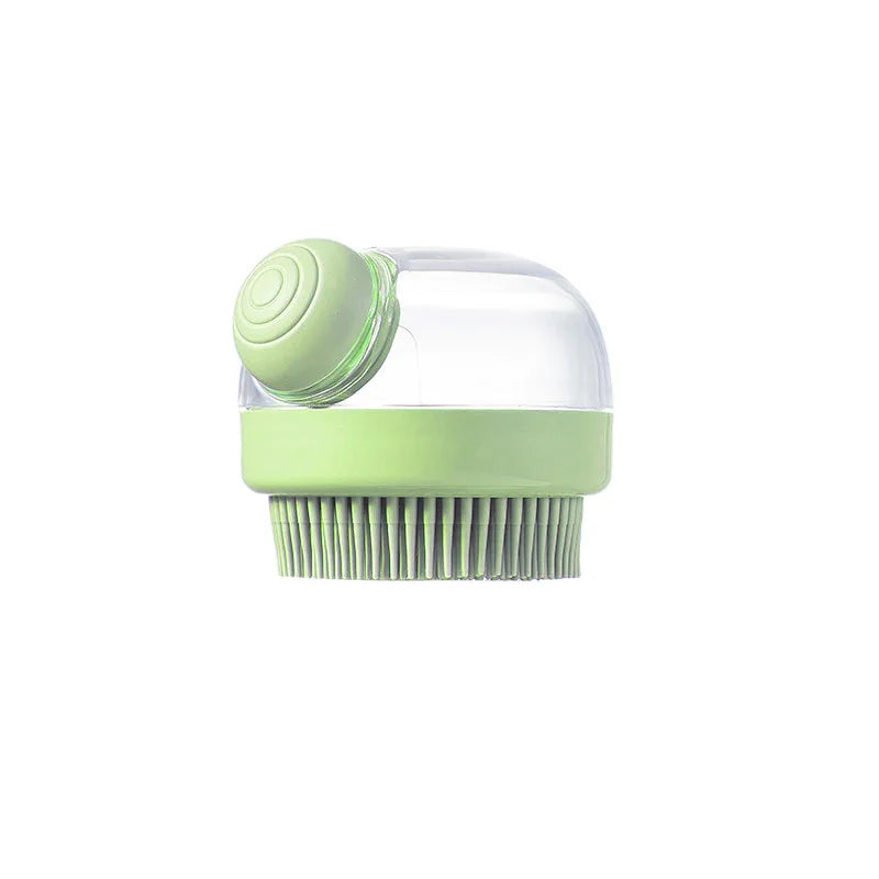 SoftScrub Pet Spa Brush with Shampoo Dispenser